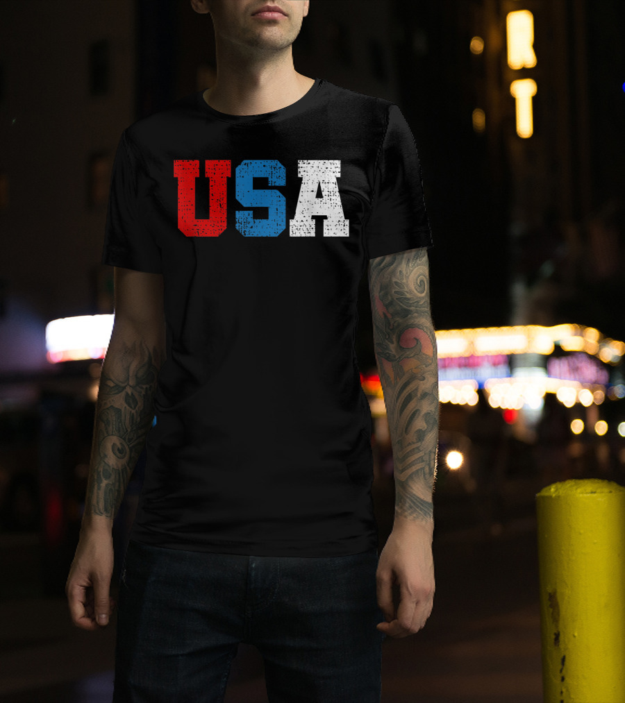 USA Fourth Of July America Unite Independence Day T-Shirt
