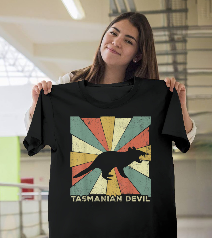 Vintage Tasmanian Devil Lover Style Animal Retro T-Shirt