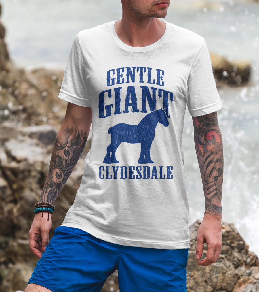 Gentle Giant Clydesdale Draft Horse T-Shirt