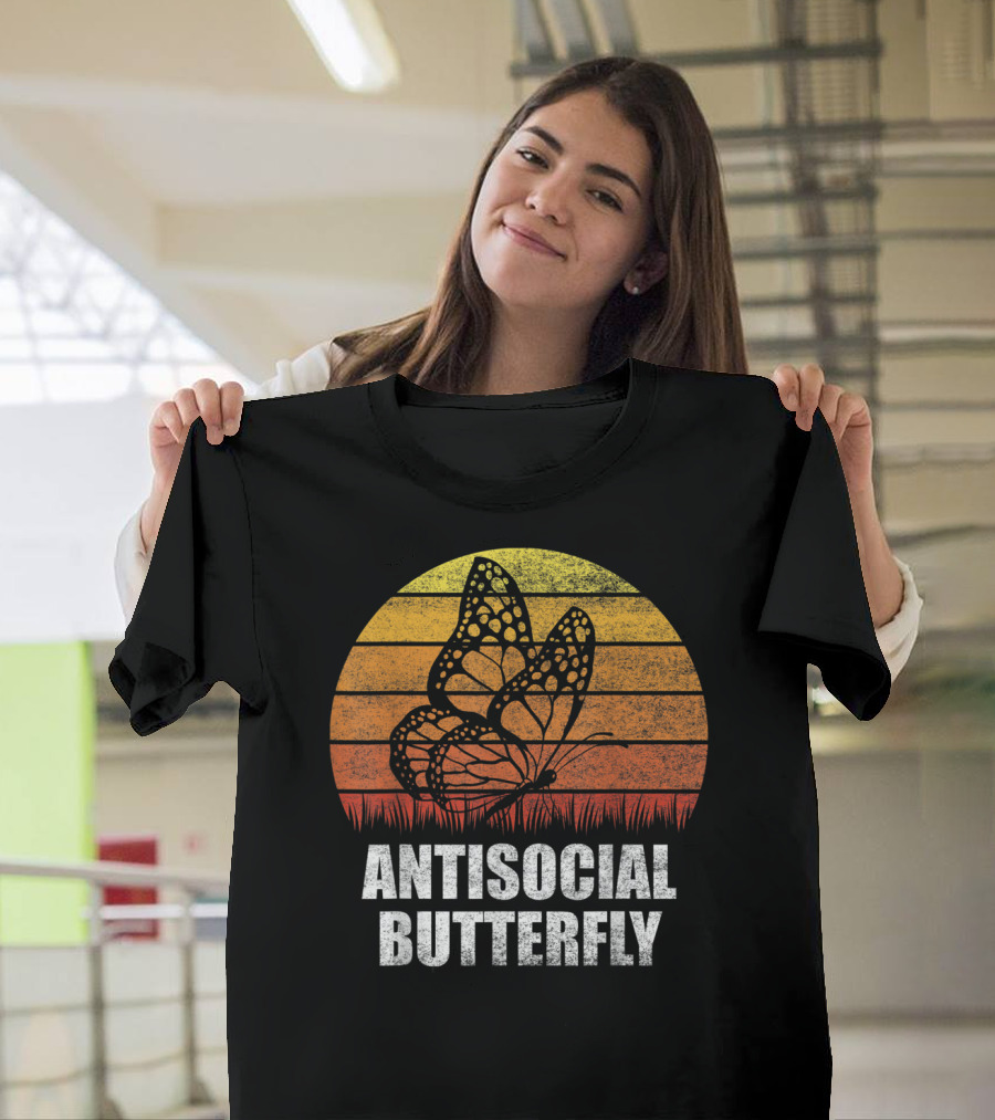 Antisocial Butterfly Classic Vintage Sunset T-Shirt
