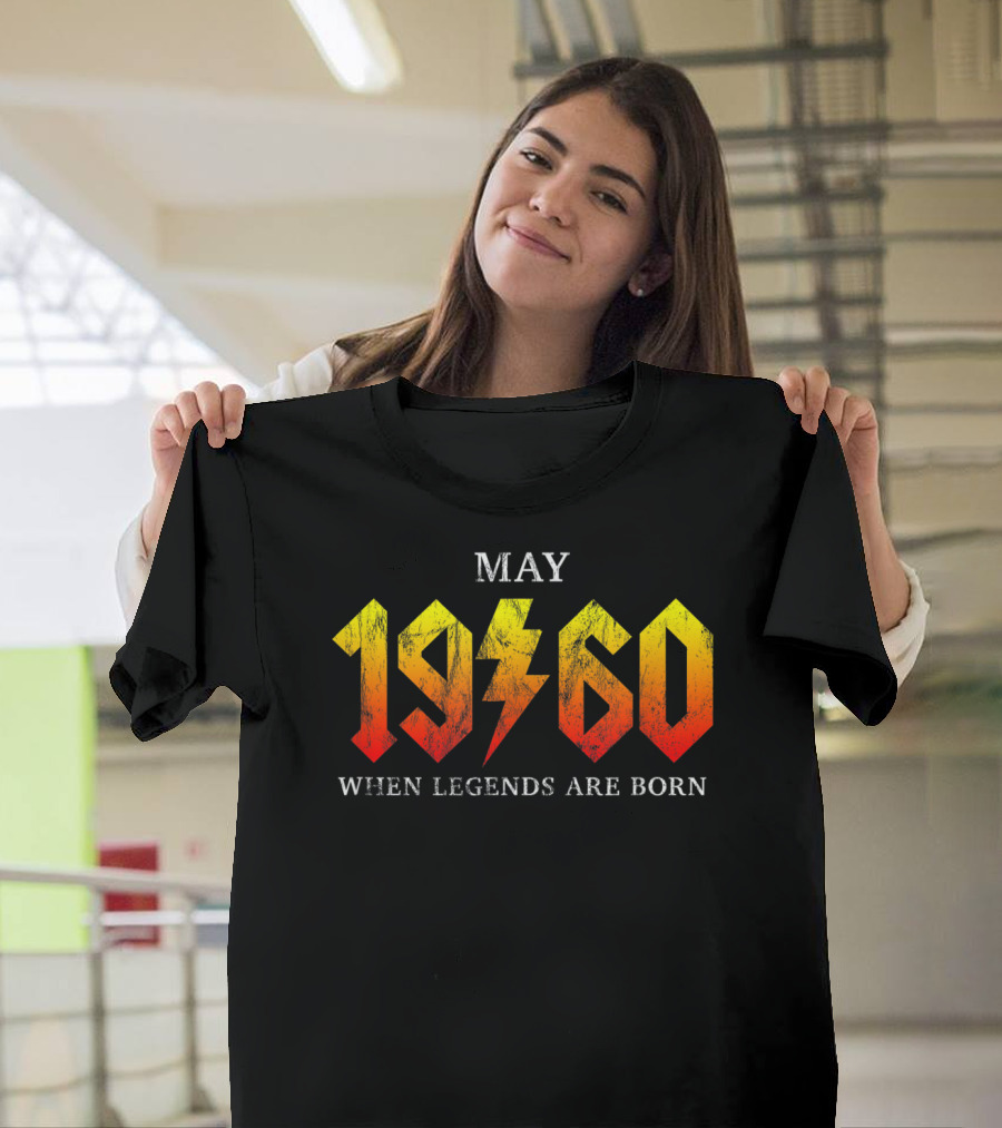 May 1960 When Legends Are Born Classic Rock T-Shirt