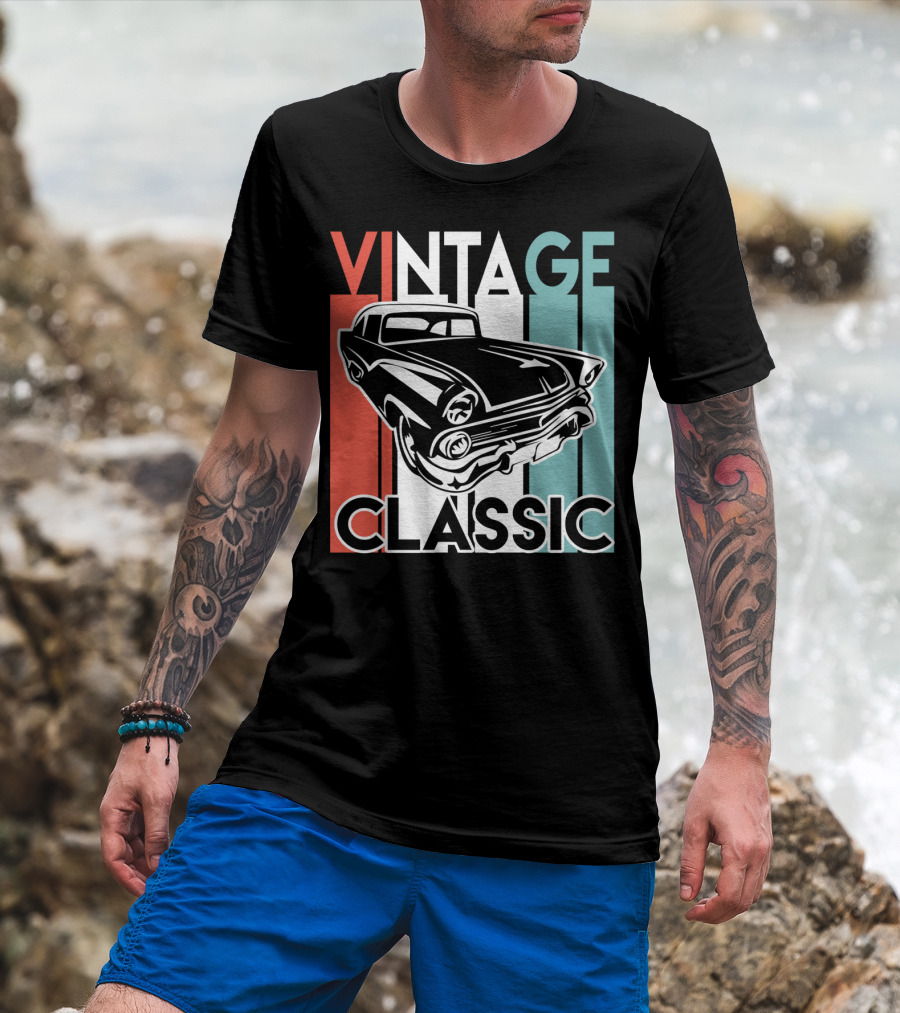 Vintage Classic Old Car T-Shirt