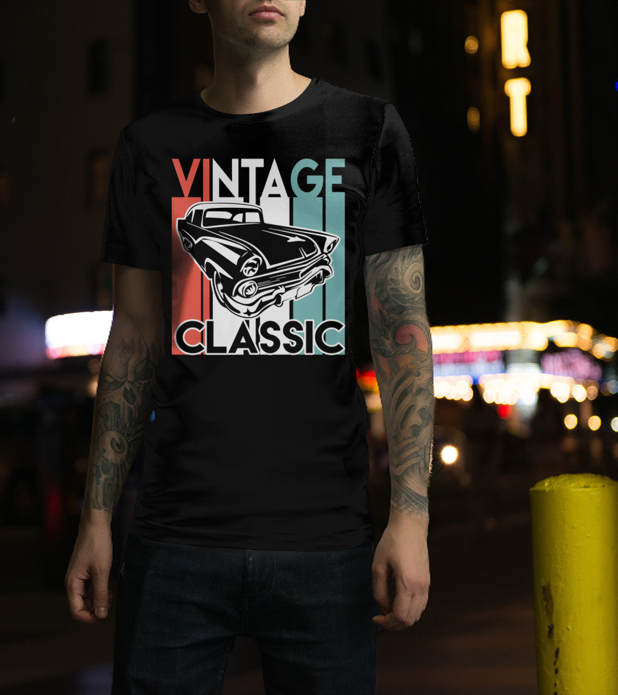 Vintage Classic Old Car T-Shirt