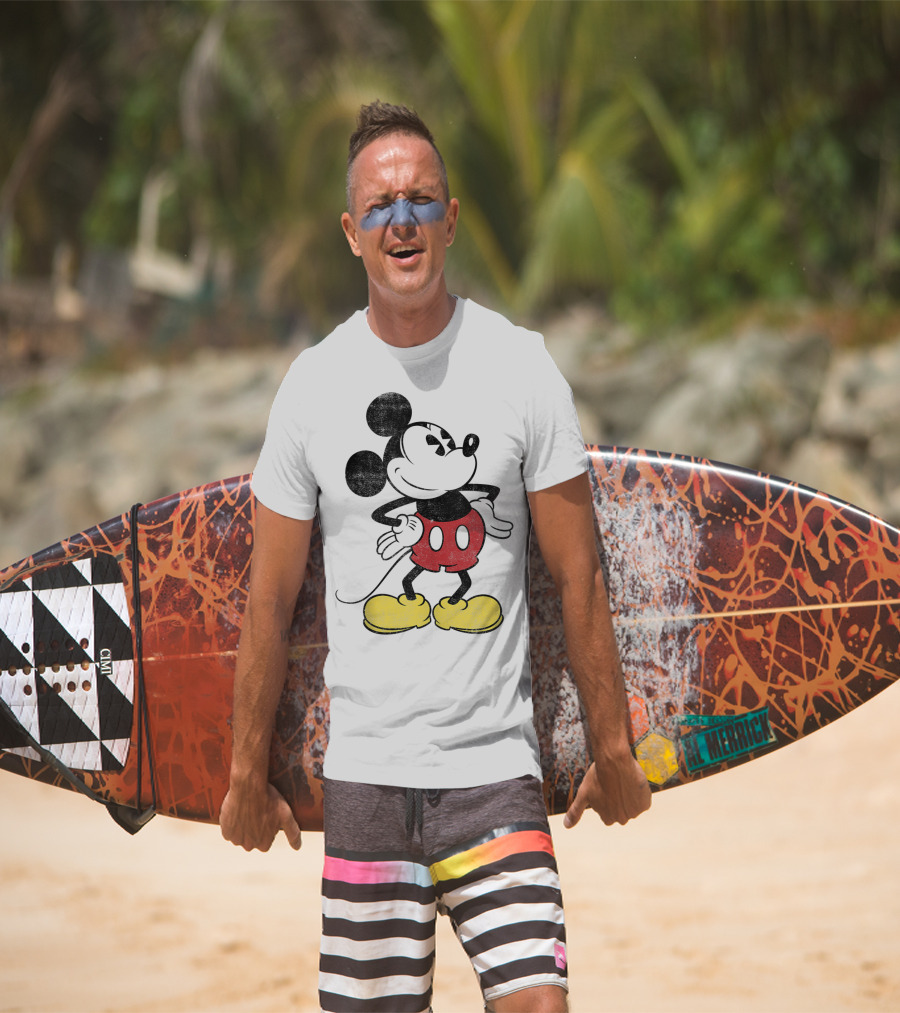 Mickey Mouse Vintage Style Disney Classic Character T-Shirt