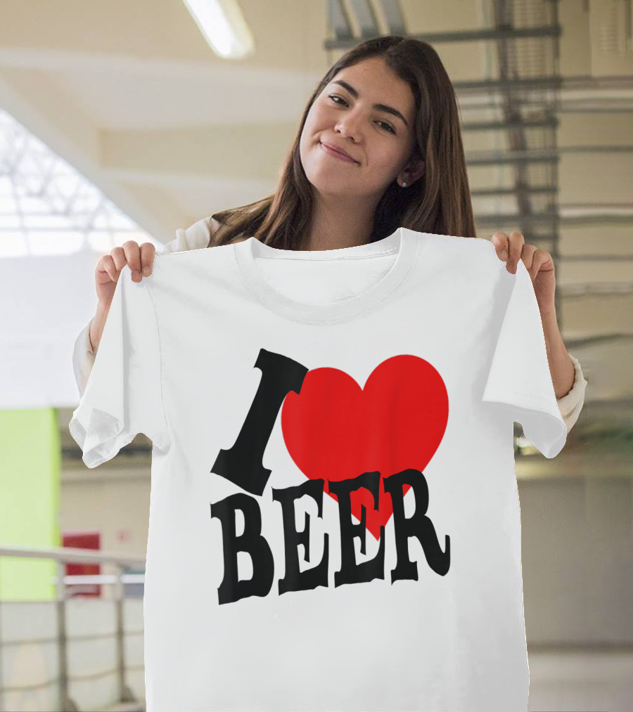 I Love Beer Cool Classic Party Lover T-Shirt