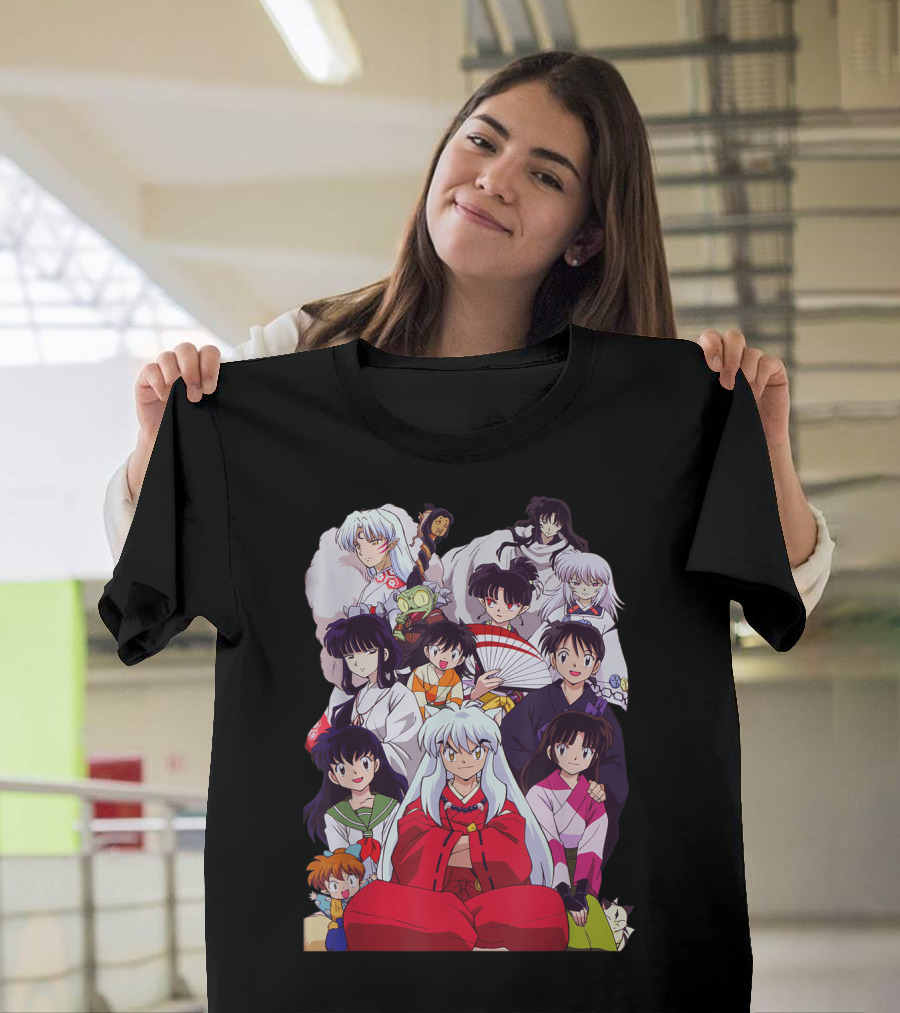 Inuyasha Characters Compilation Japanese Anime Series T-Shirt
