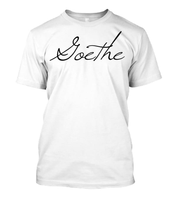 Goethe Classic Author Signature T-Shirt