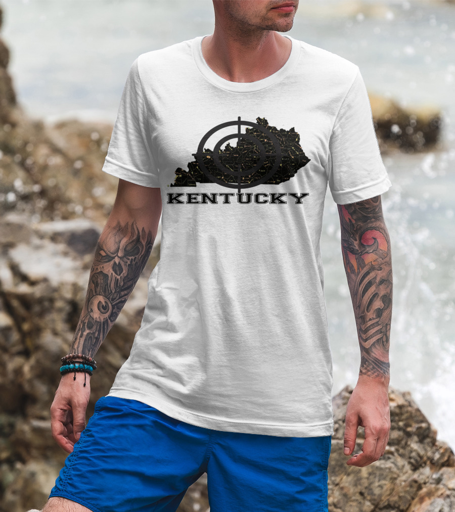 Kentucky Maps Classic Vintage Kentucky T-Shirt