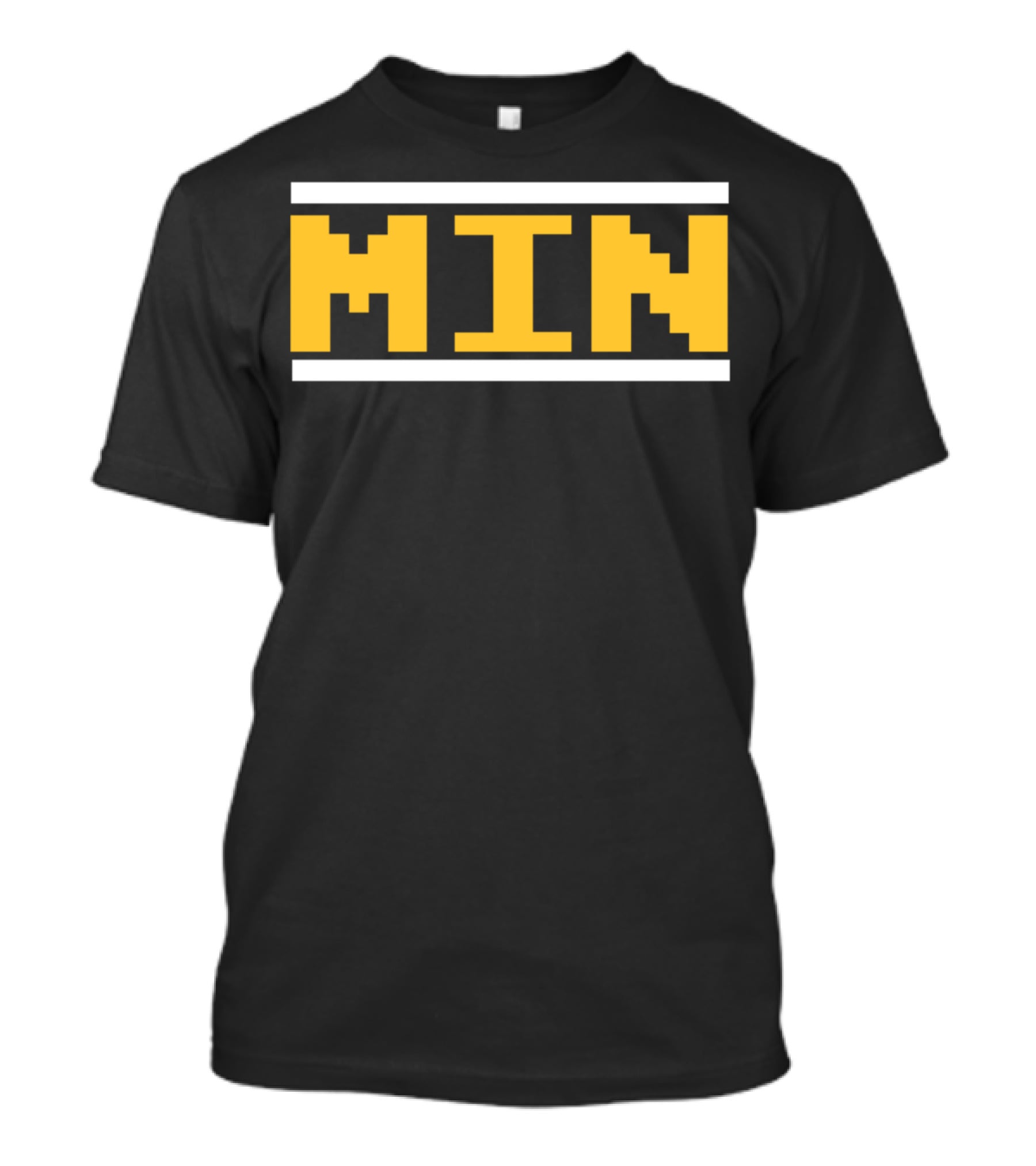 Minnesota Football Min Classic Video Game Font T-Shirt