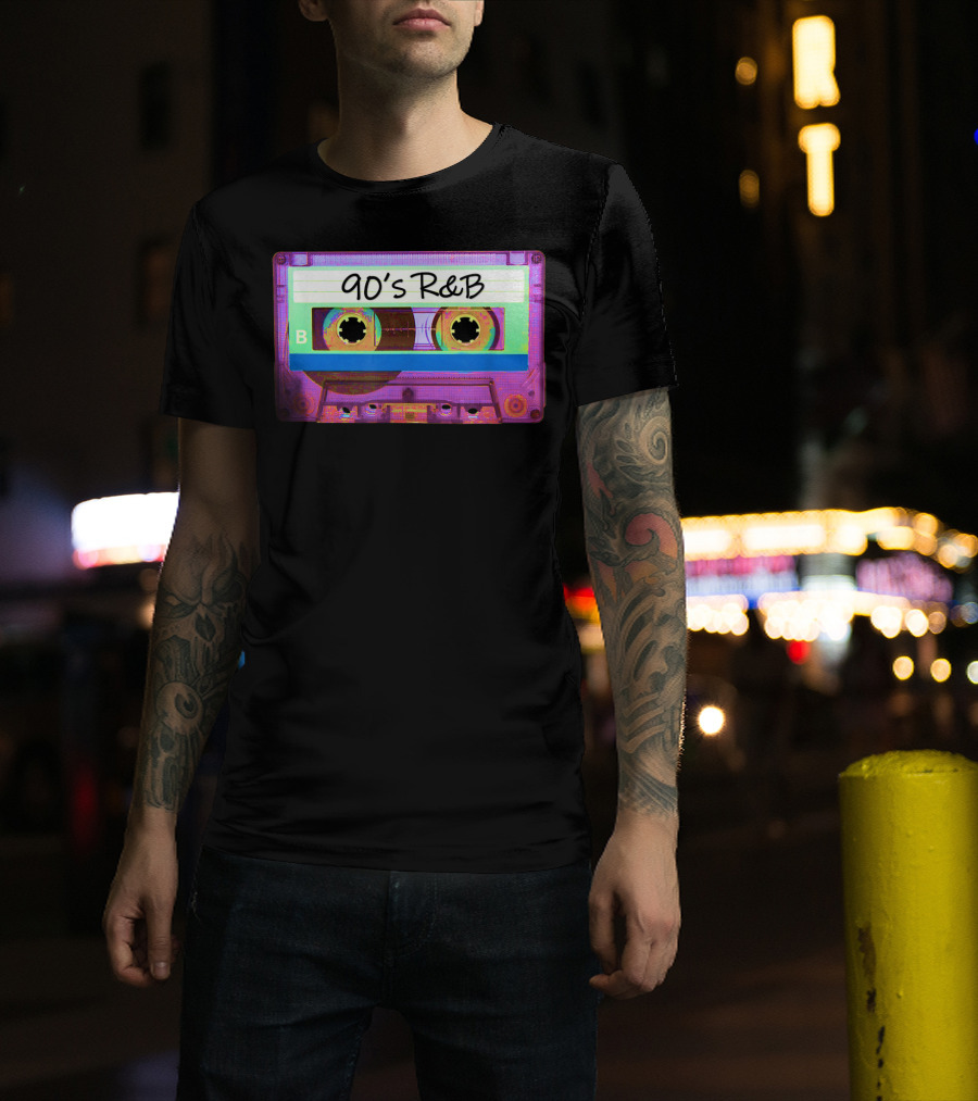 90's R&B Cassette Tape Retro Vibe T-Shirt
