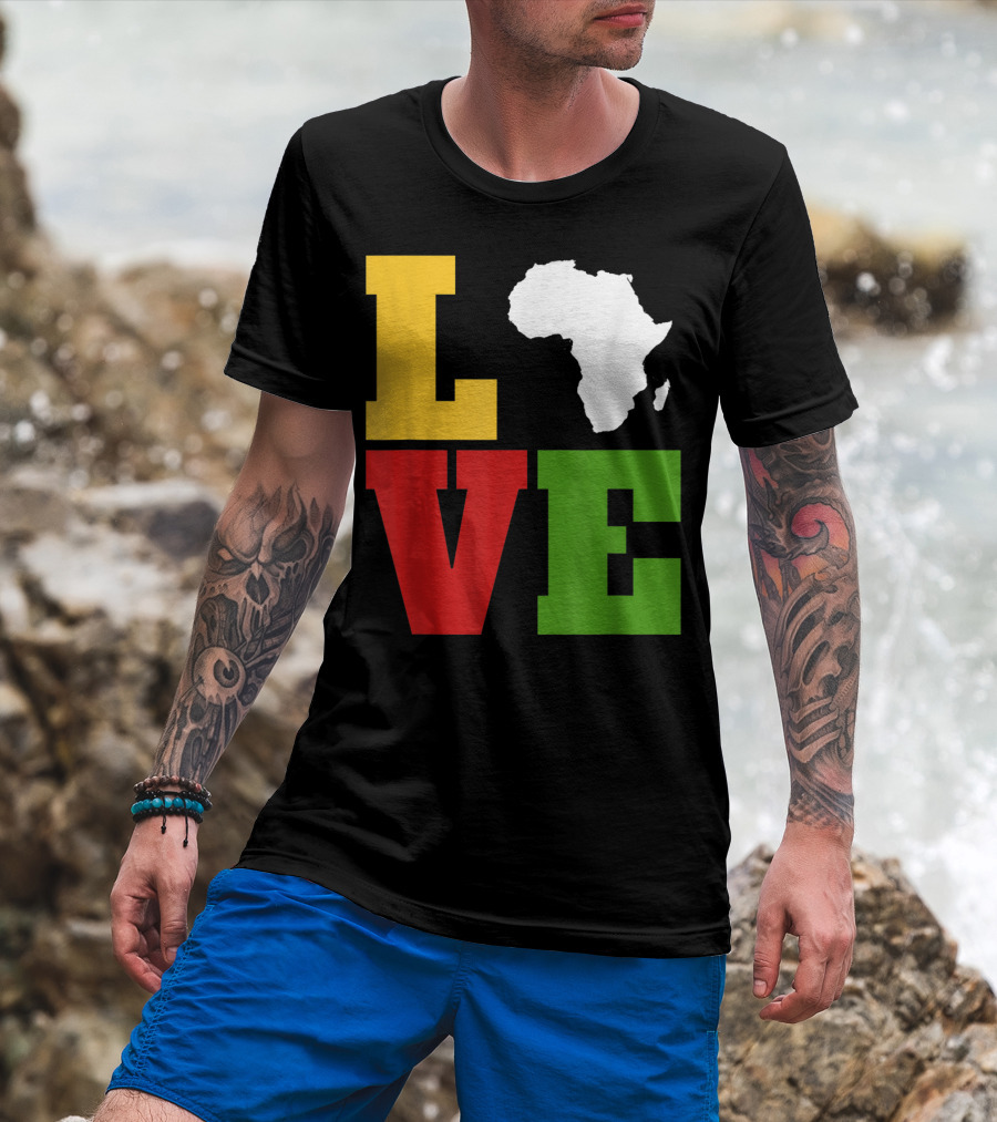 LOVE Africa Afrocentric African T-Shirt