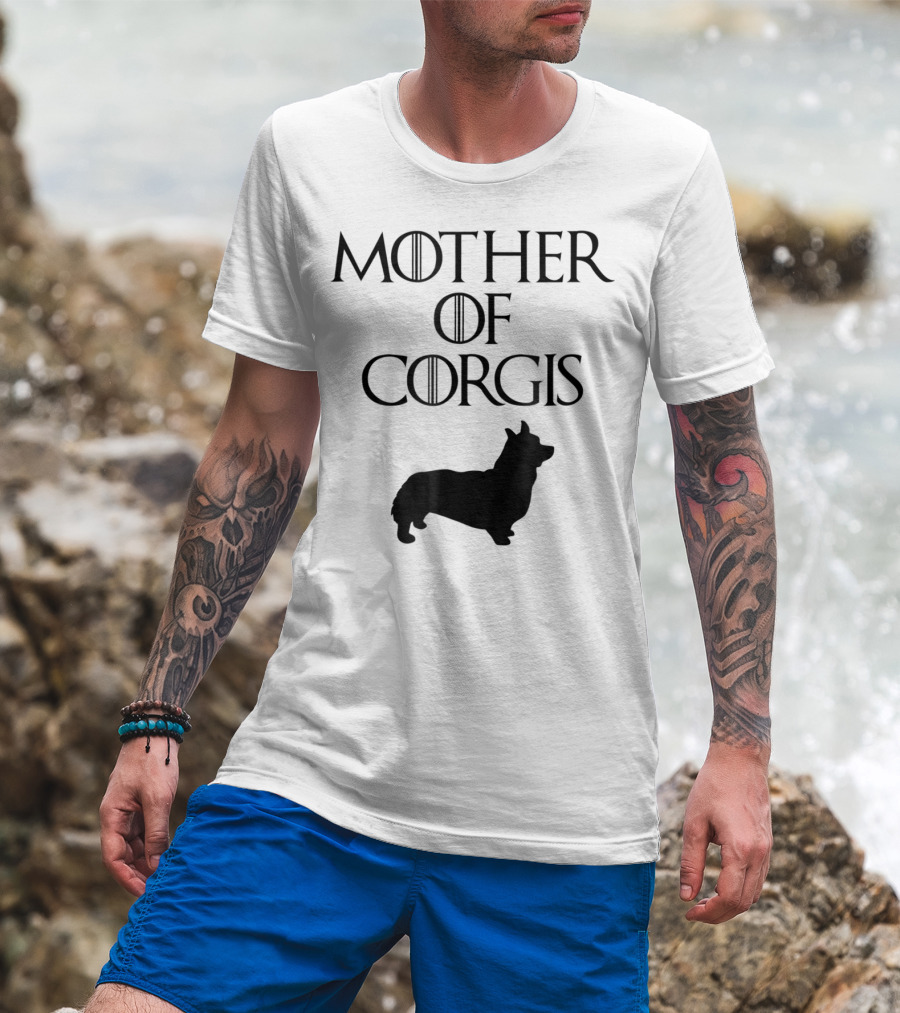 Game Of Thrones Inspired Cute Unique Black Mother Of Corgis E010620 T-Shirt