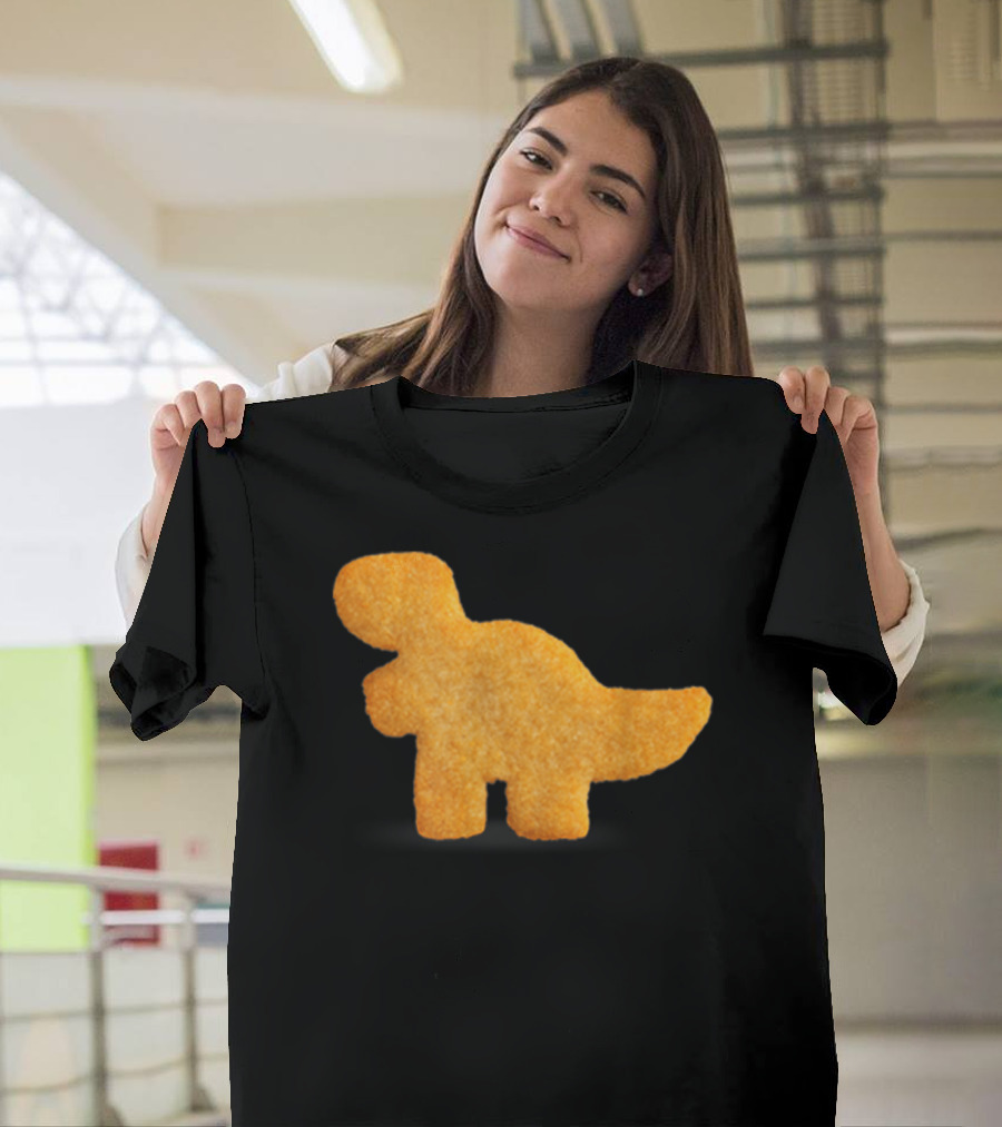 Dino T-Rex Chicken Nugget Funny Dinosaur T-Shirt