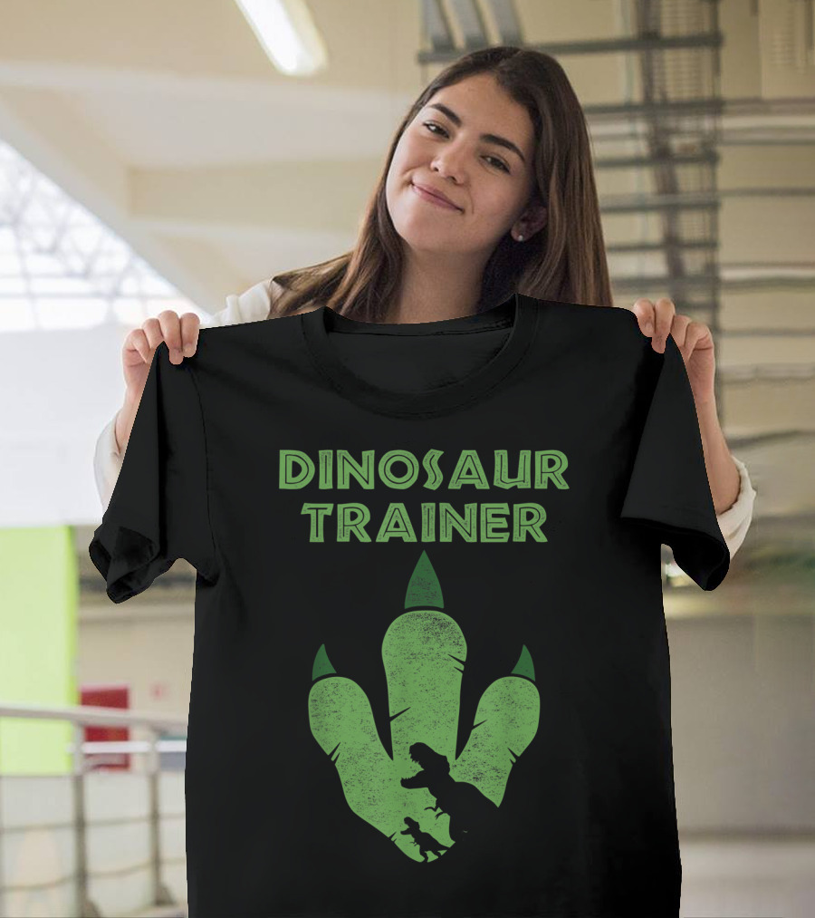 Dinosaur Trainer Big Jurassic Footprint With T-Rex T-Shirt