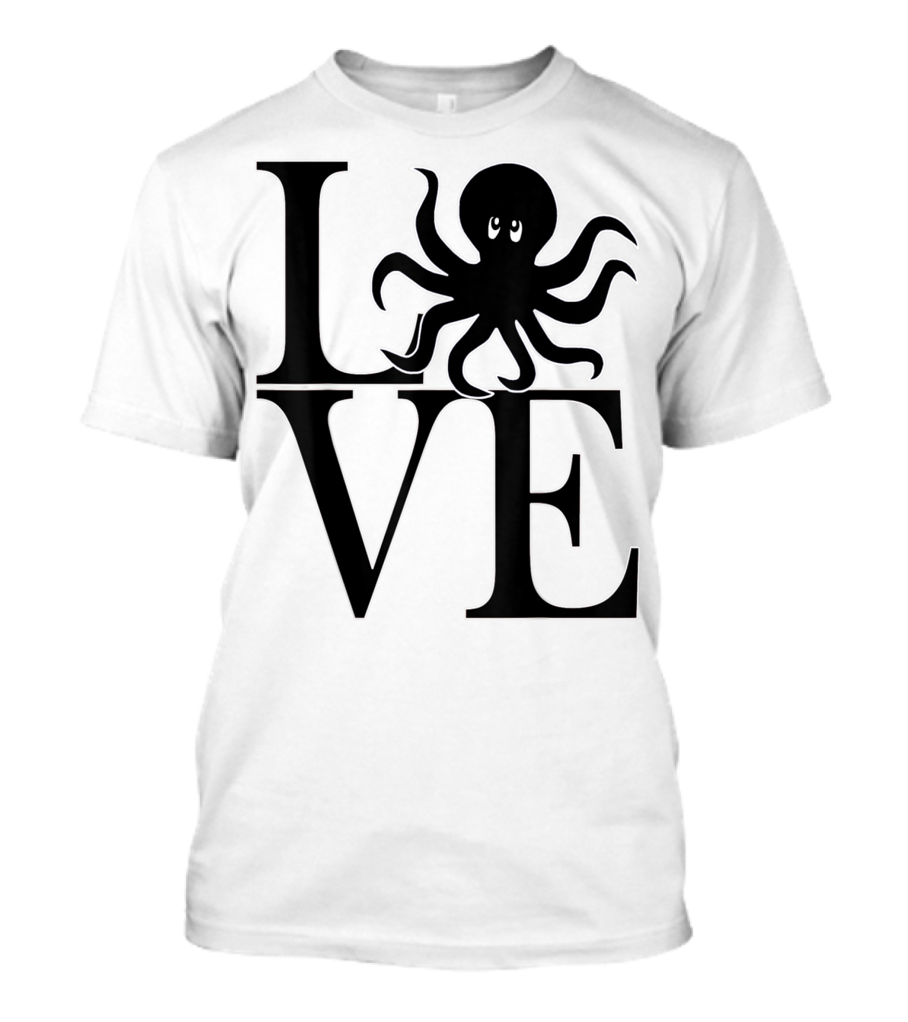 LOVE Octopus Dive Dive Dive T-Shirt