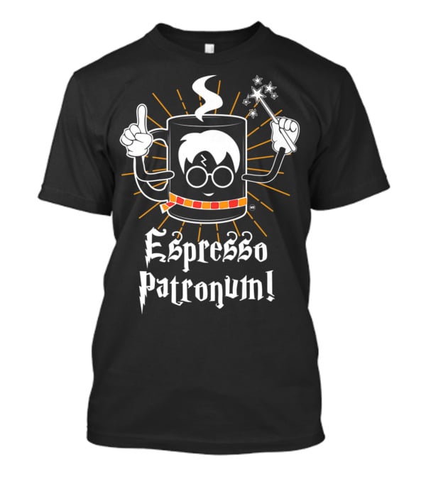 Espresso Patronum Mug Magic Wand Stars Glasses Scar Scarves T-Shirt
