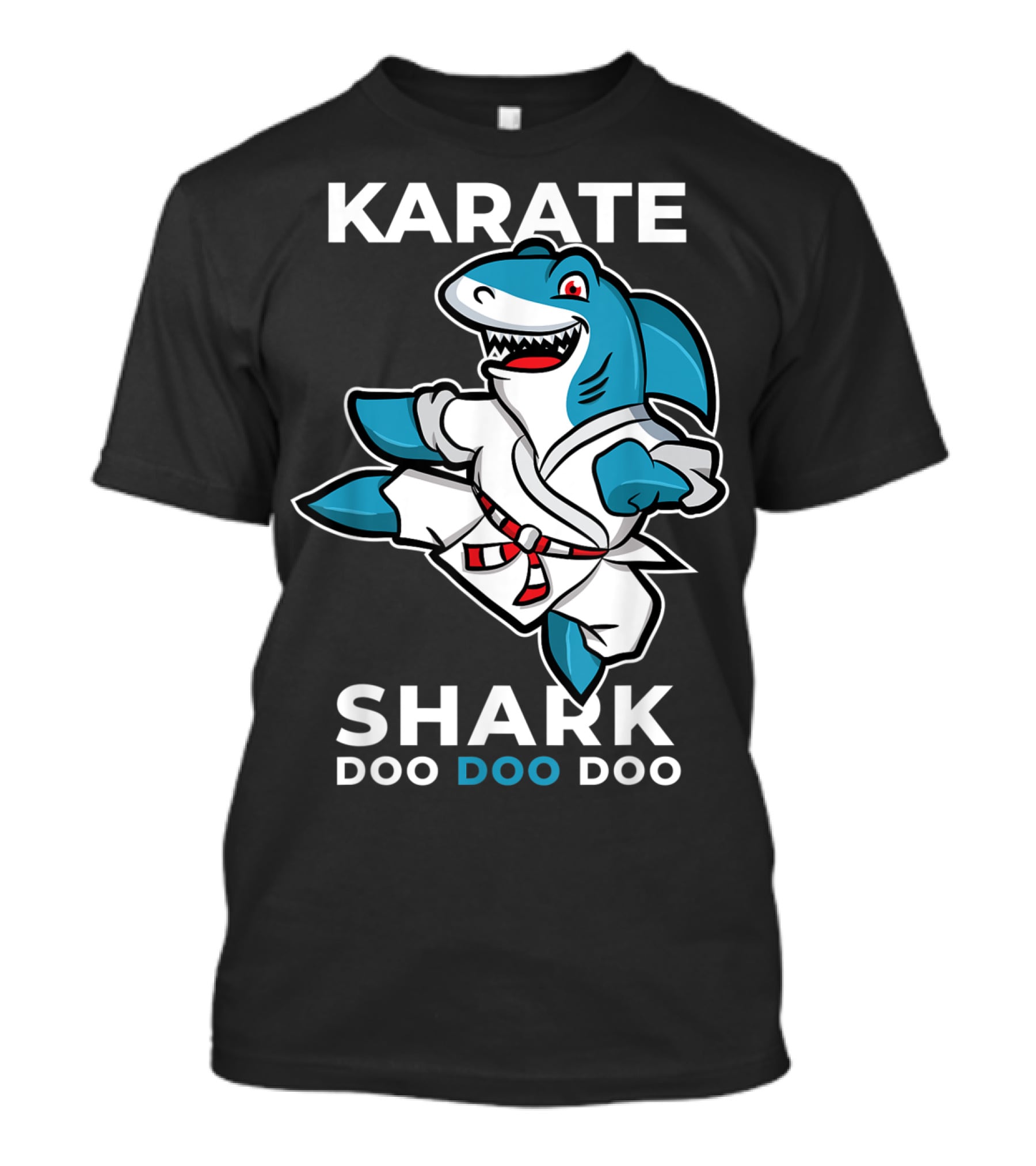 Karate Shark Doo Doo Doo Martial Arts Baby Shark T-Shirt