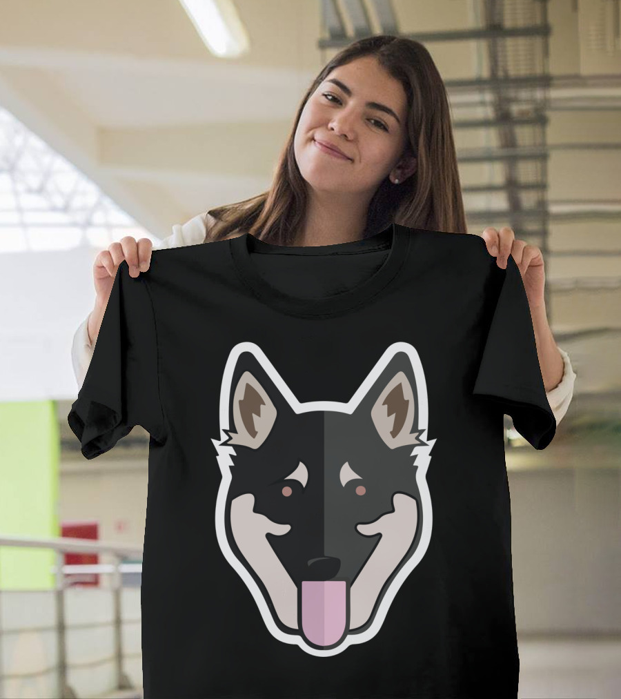 German Shepherd Dog Face T-Shirt