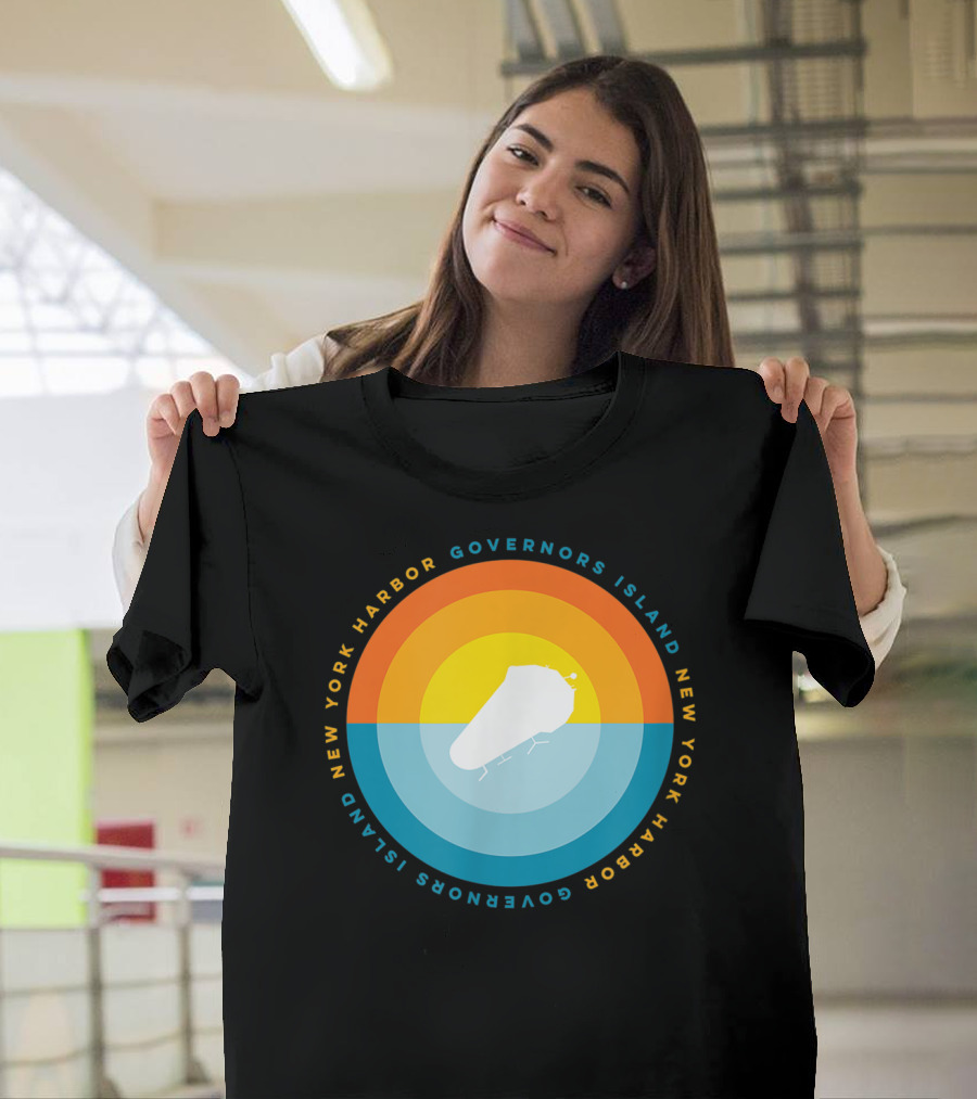 Governors Island New York Harbor Sunset T-Shirt