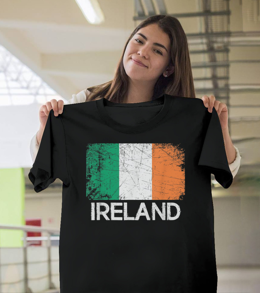 Ireland Flag Vintage T-Shirt