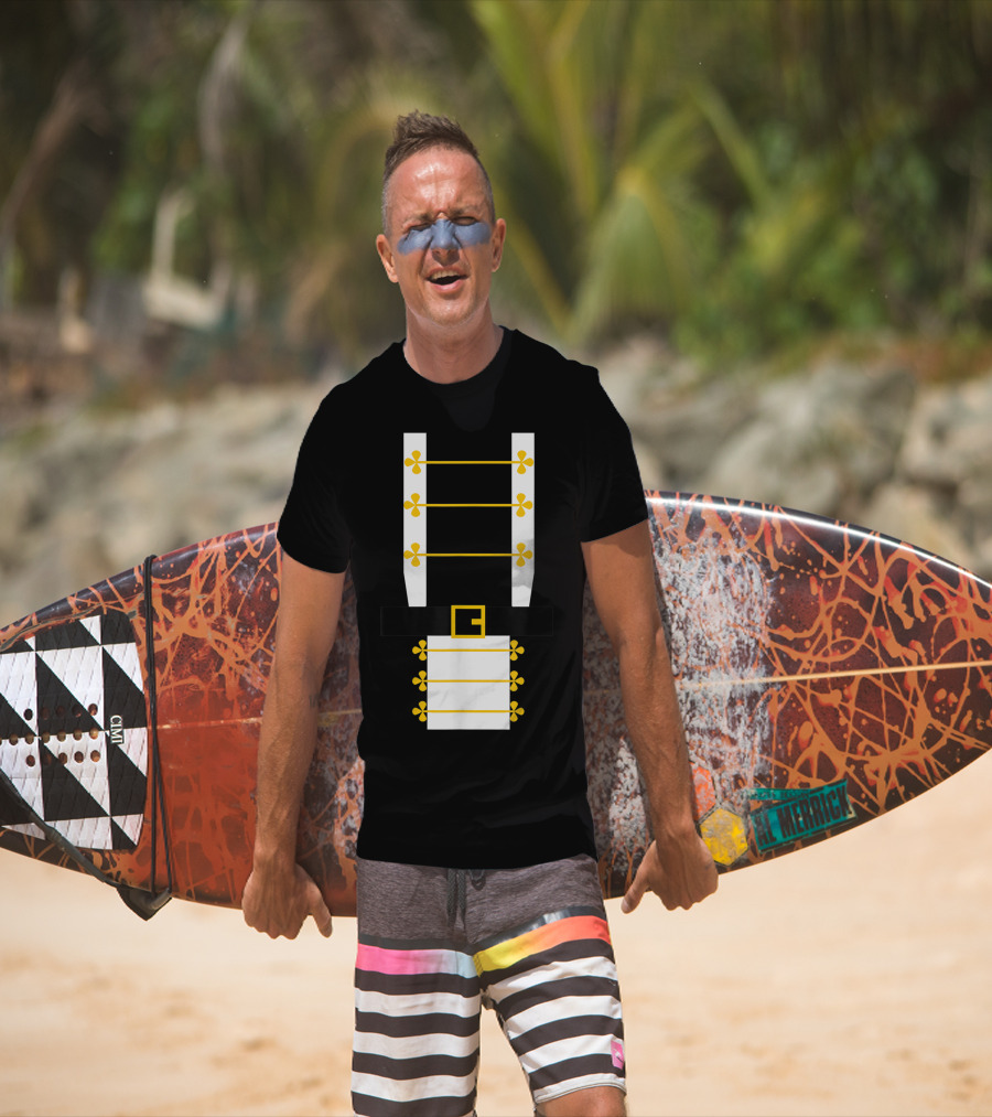 Nutcracker Soldier Costume Uniform Belt Buckle Ballet T-Shirt