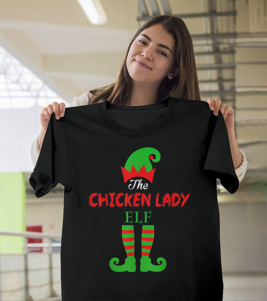 The Chicken Lady Elf T-Shirt