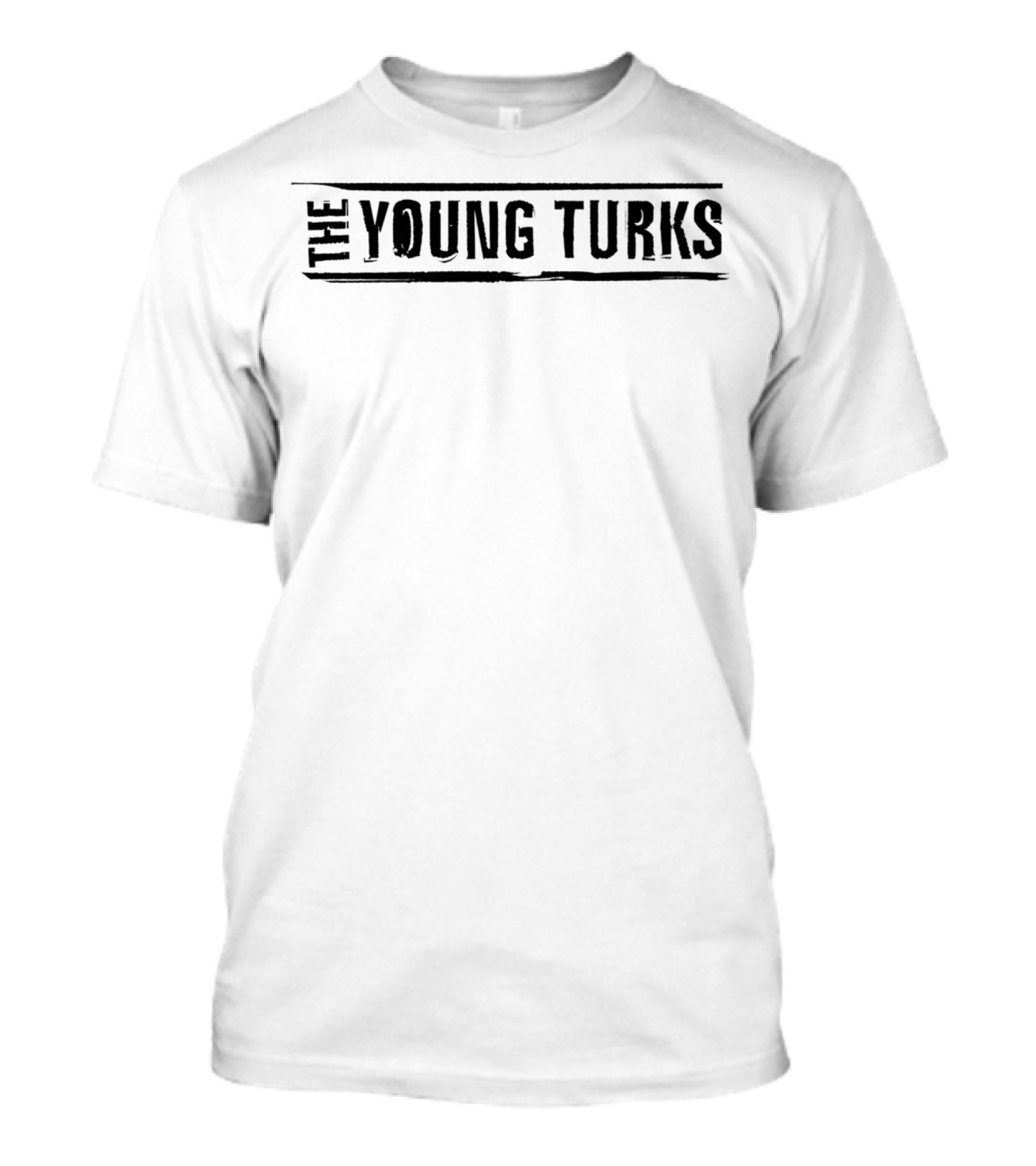 The Young Turks Black Text Bold Block T-Shirt