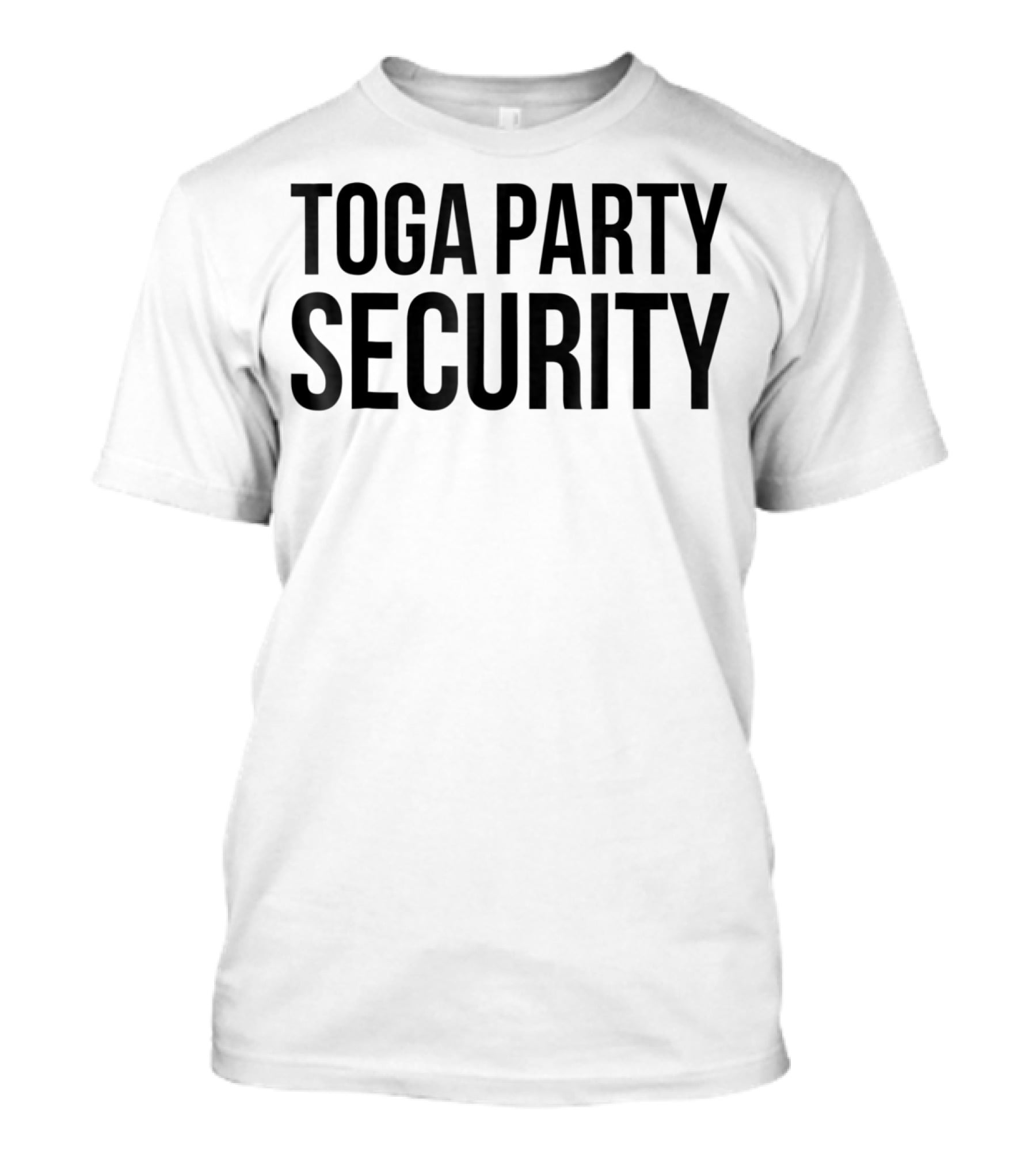 Toga Party Security College Halloween Party T-Shirt