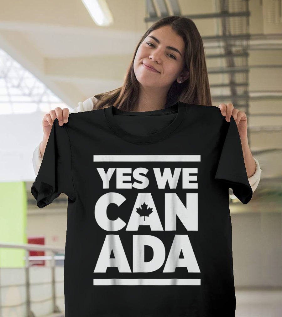 Yes We Canada Maple Leaf Funny Canadian Canada Day T-Shirt