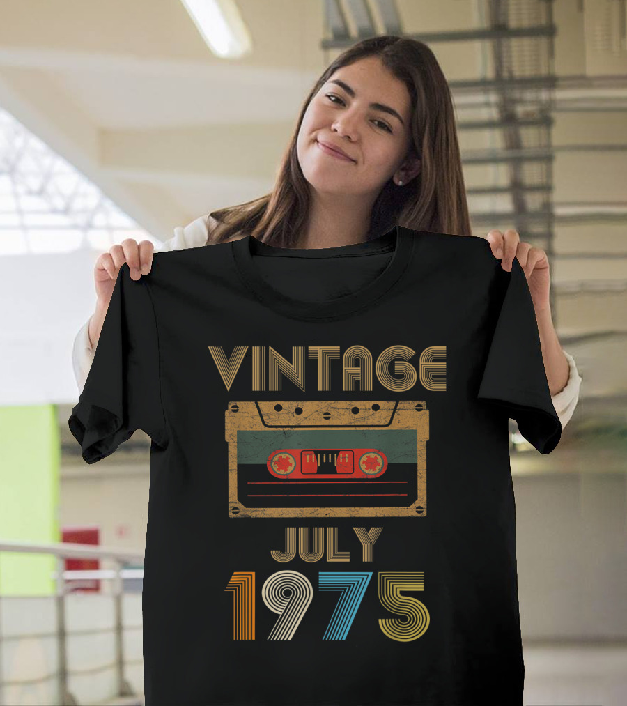 Vintage Cassette July 1975 T-Shirt