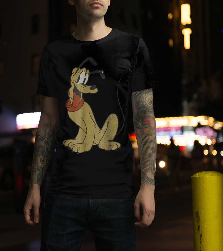 Disney Vintage Style Pluto Character T-Shirt
