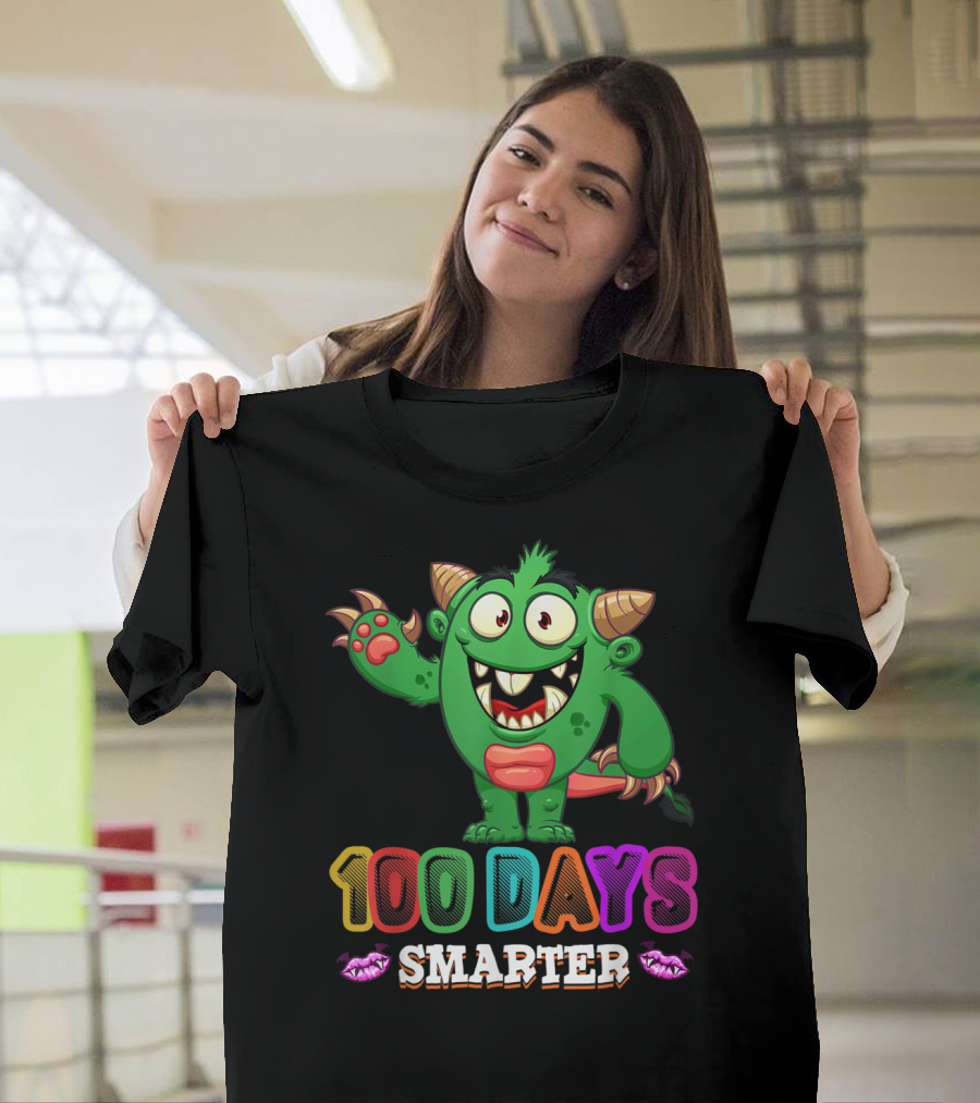 100 Days Smarter Monster T-Shirt