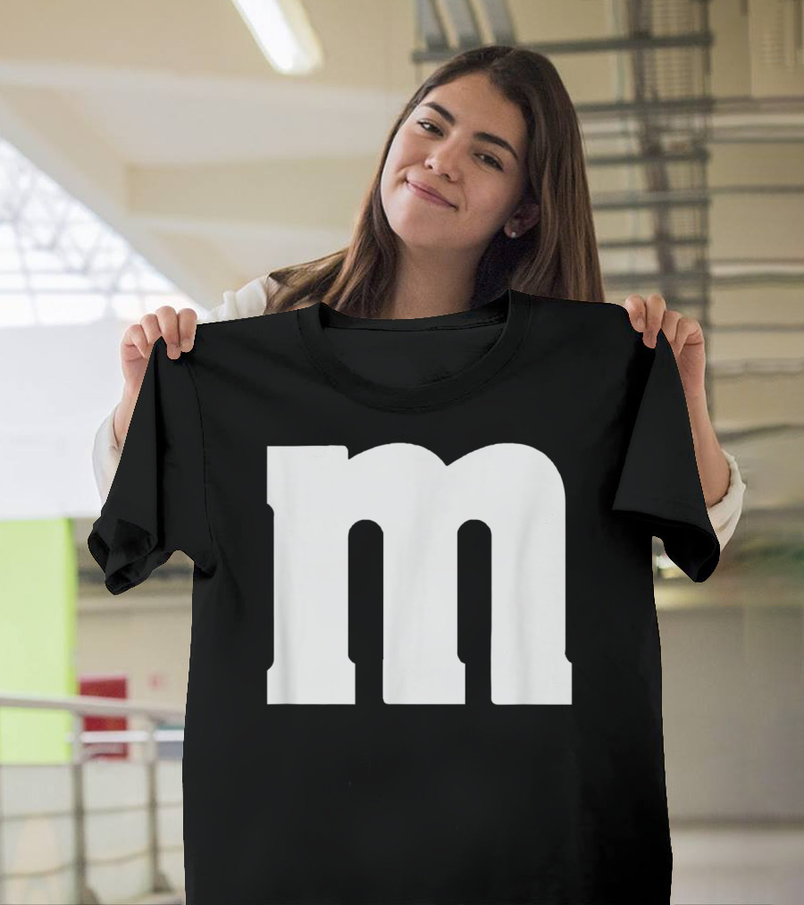Lower Case M Alphabet Letter M T-Shirt