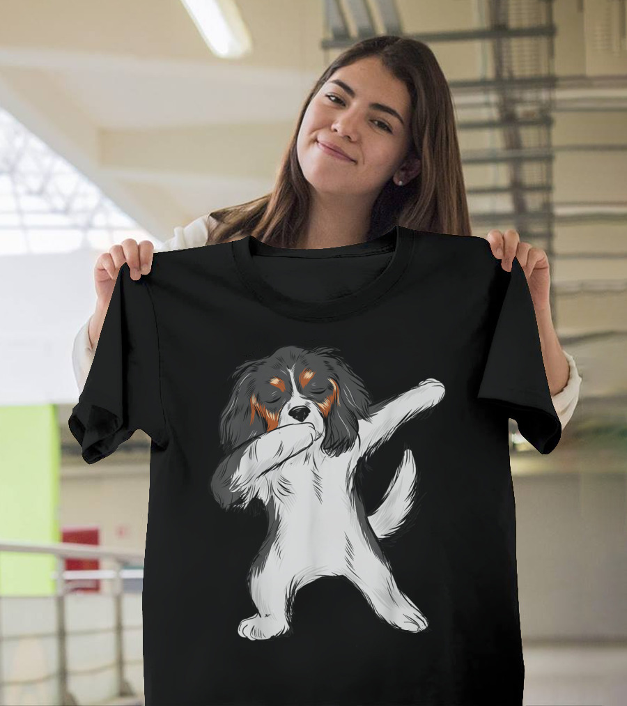 Dabbing Cavalier King Charles Spaniel Pose T-Shirt
