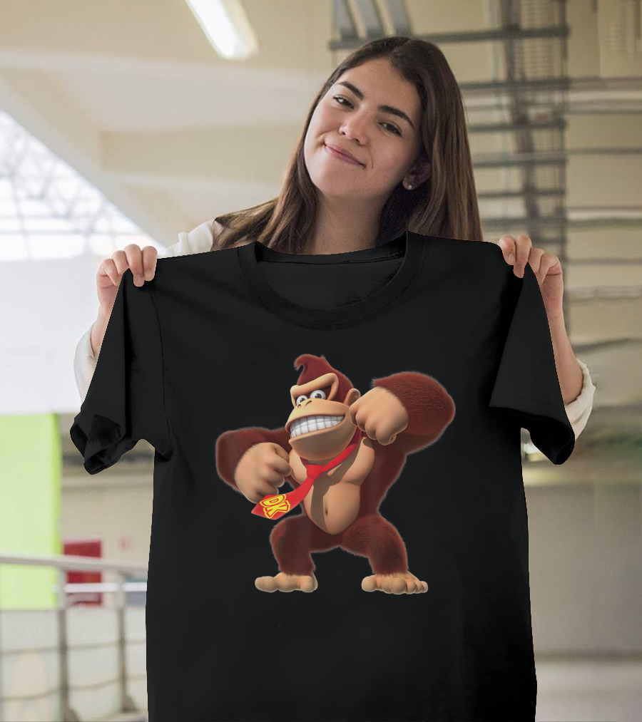 Donkey Kong Iconic Red Tie Pose T-Shirt