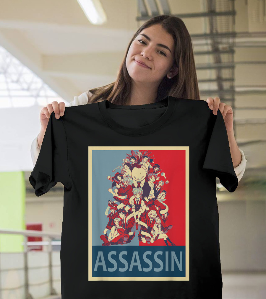 Assassination Classroom Anime Character Collage T-Shirt