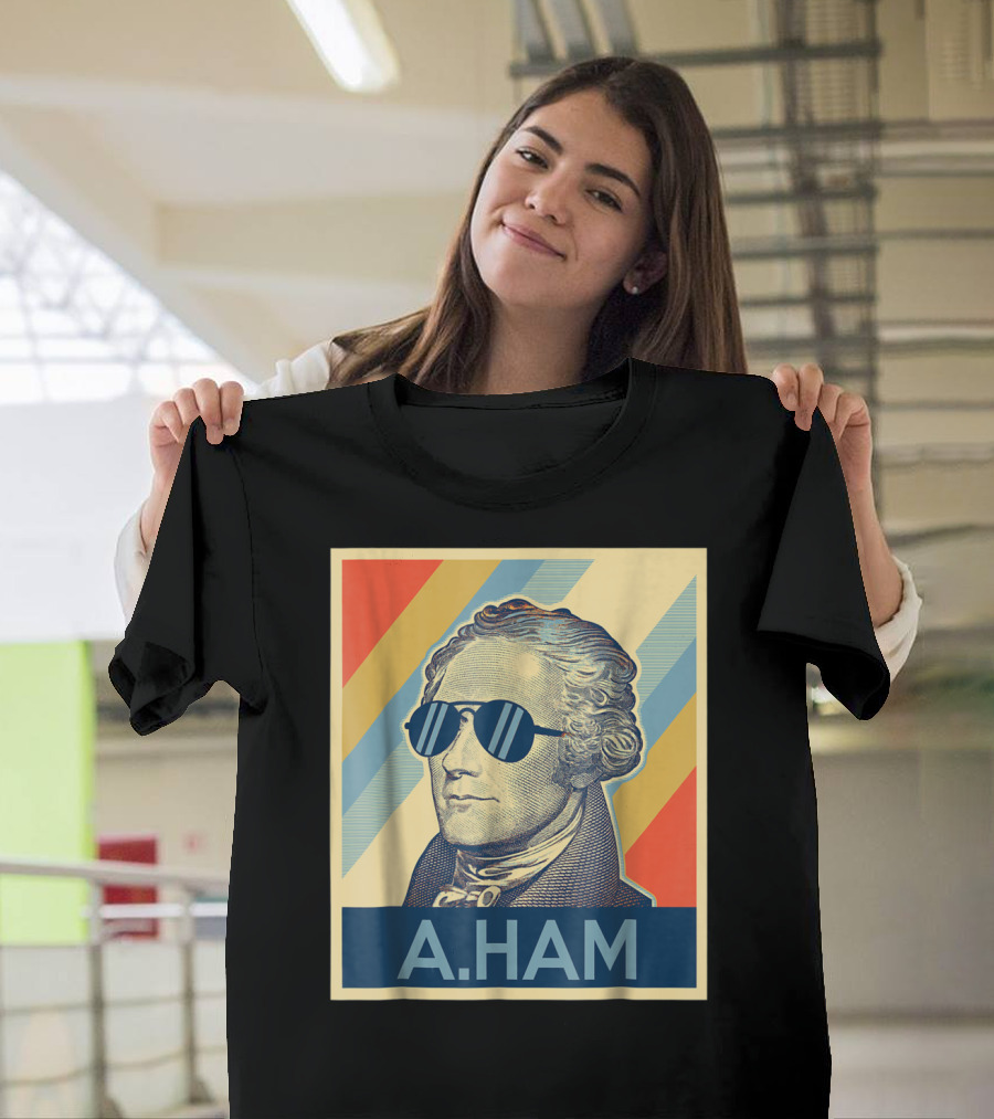 A.HAM Wearing Sunglasses T-Shirt