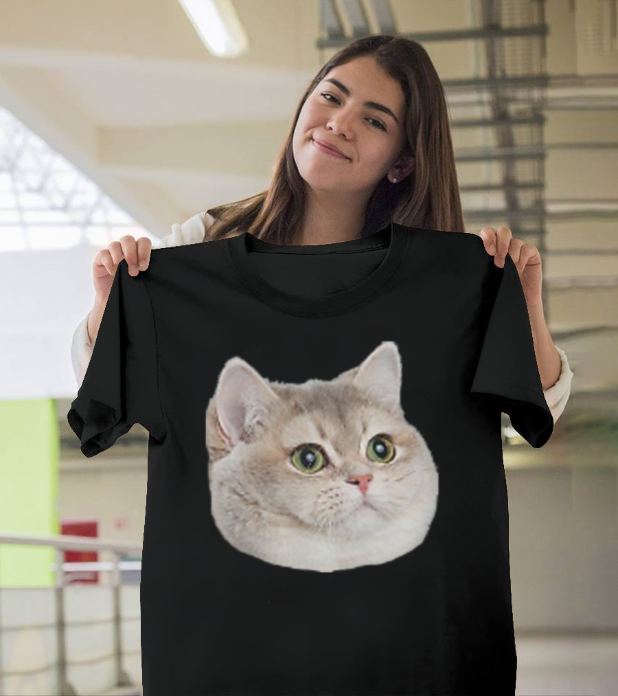 Heavybreathing Corner Cat Kitty Meme Emote T-Shirt
