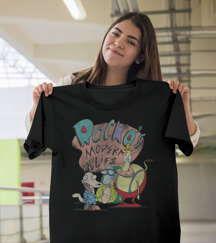 Rocko's Modern Life Nickelodeon Character Trio T-Shirt