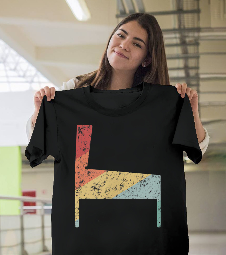 Classic Pinball Machine Retro Arcade Chair Shape T-Shirt