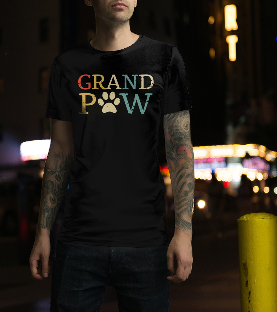 Grand Paw Best Grandparent T-Shirt