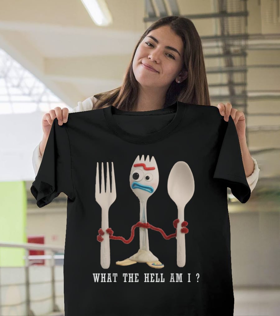 Forky What The Hell Am I Toy Story Character T-Shirt