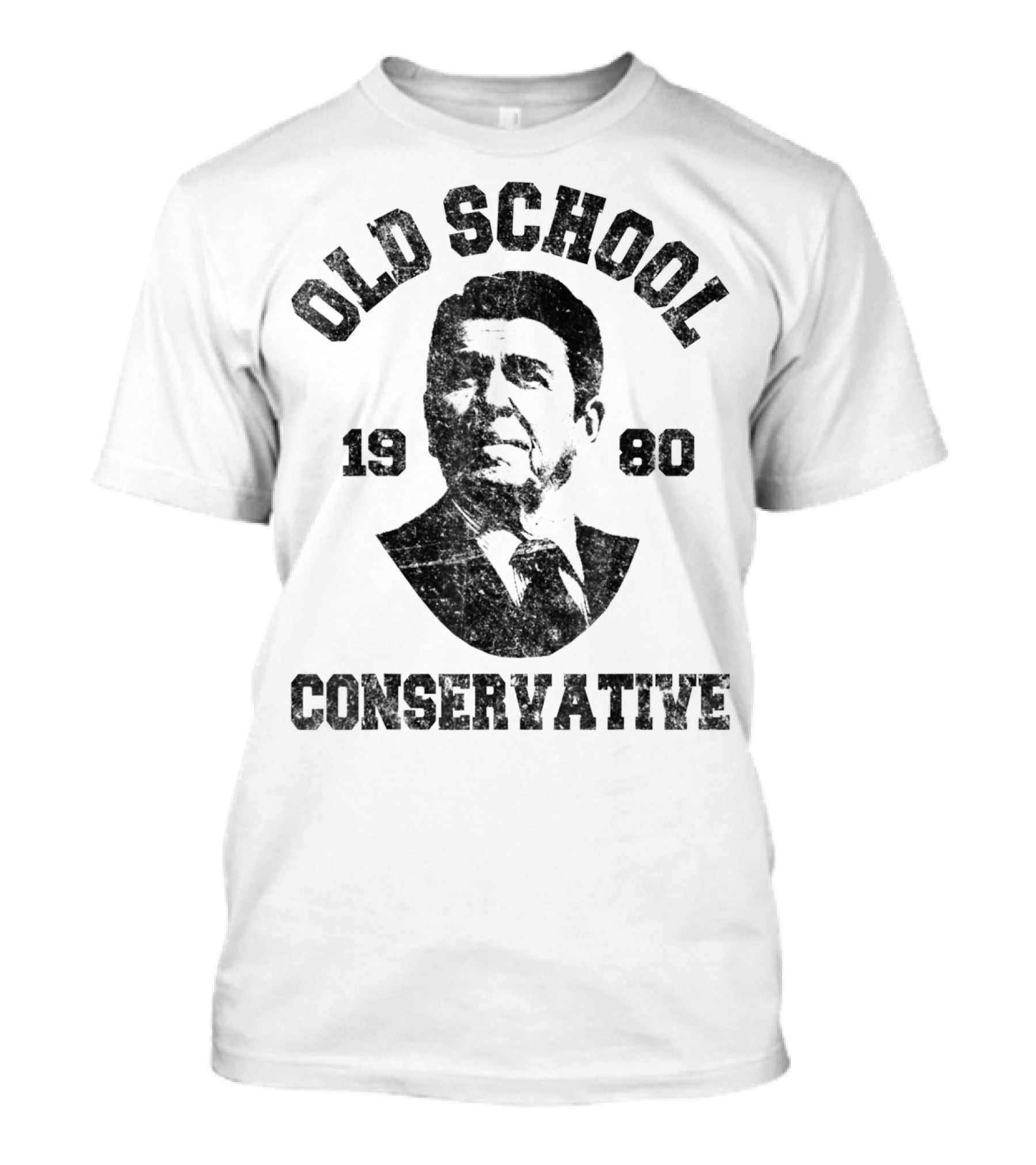 Old School Conservative 1980 Ronald T-Shirt