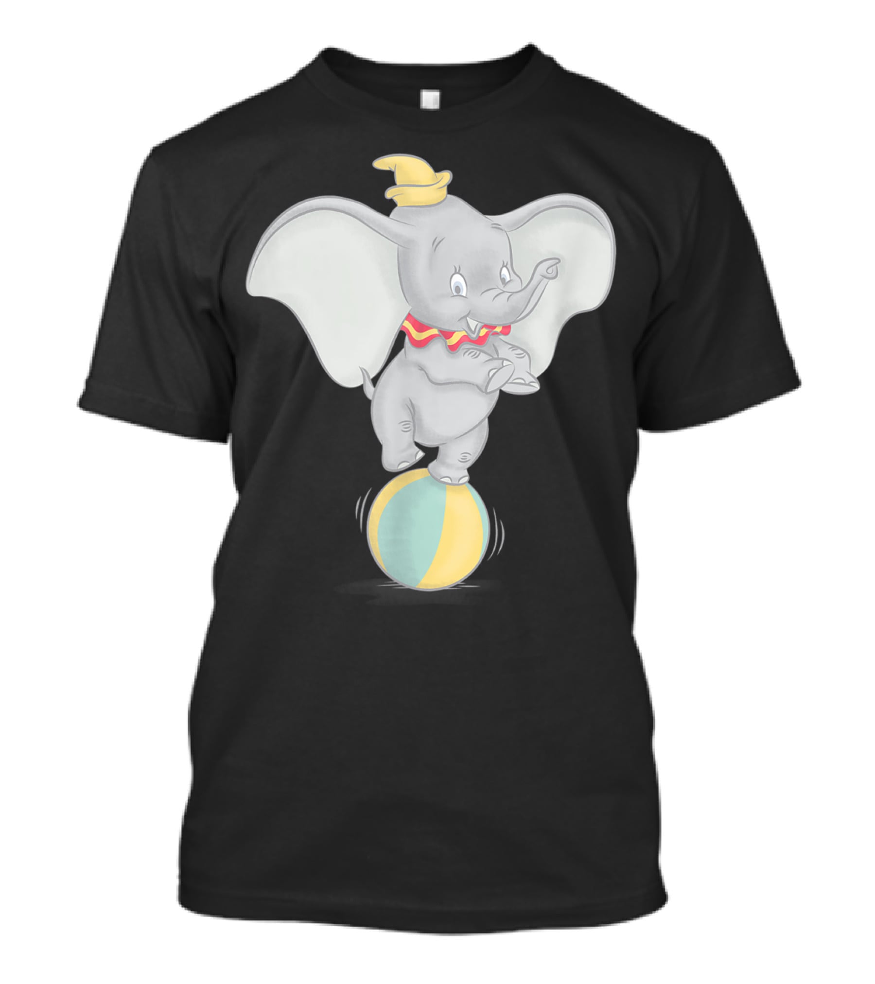 Disney Dumbo Balancing On Ball Watercolor T-Shirt