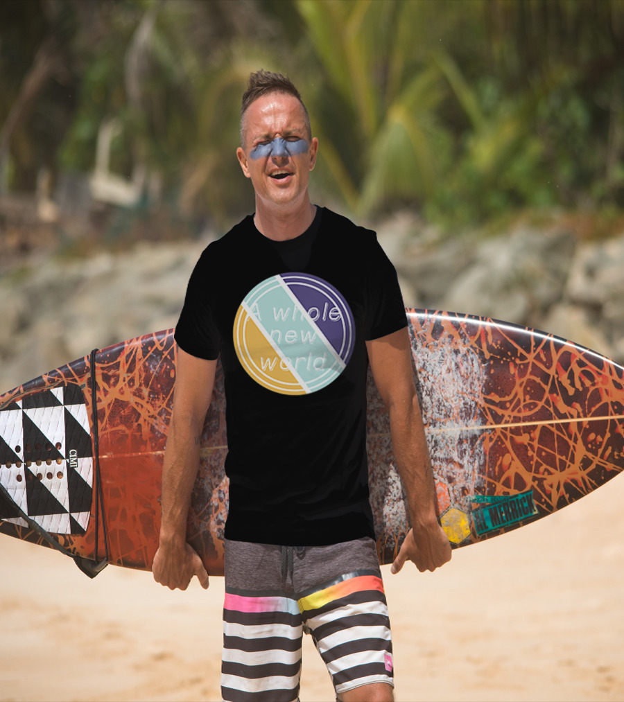 A Whole New World Circular Pastel T-Shirt