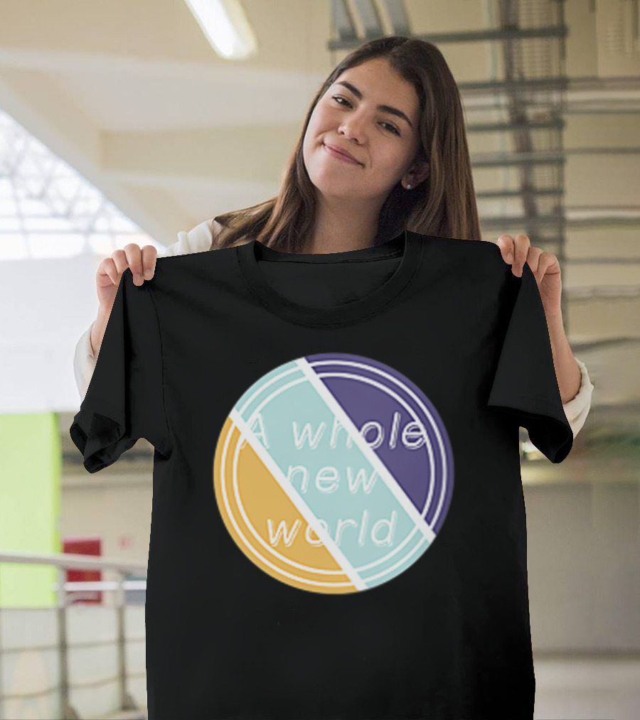 A Whole New World Circular Pastel T-Shirt
