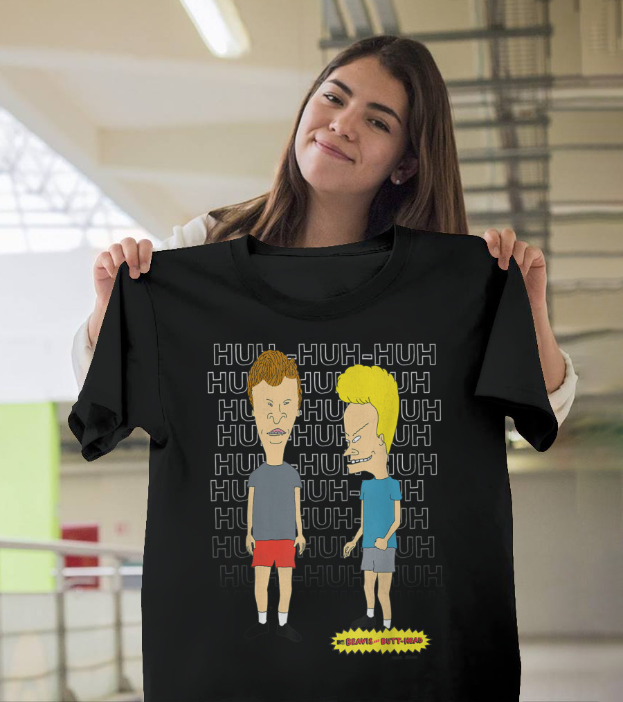 Beavis and Butt-Head Huh-Huh-Huh Laughing T-Shirt