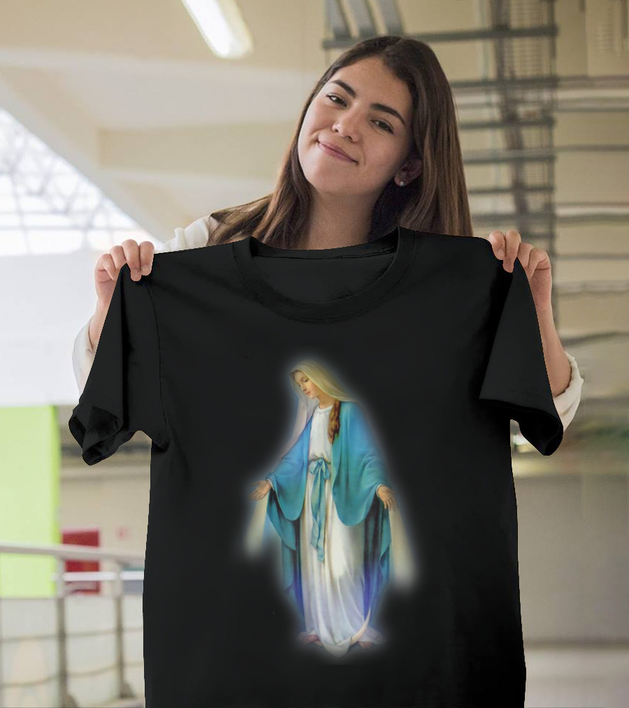 Catholic Blessed Mother Mary Iconic T-Shirt