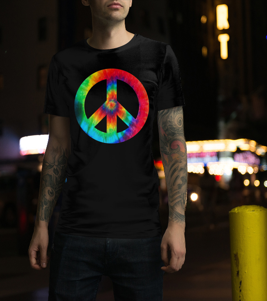 Cool Tie Dye Peace T-Shirt