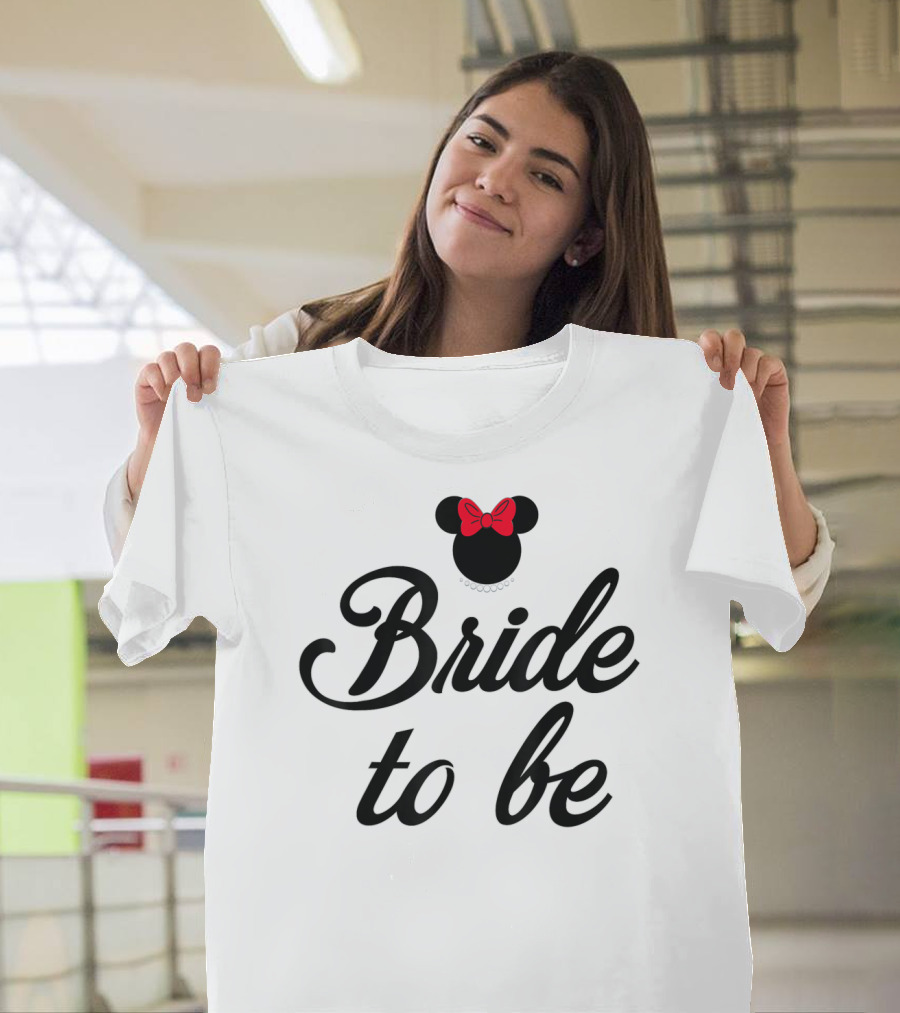 Disney Minnie Bride To Be Bridal T-Shirt